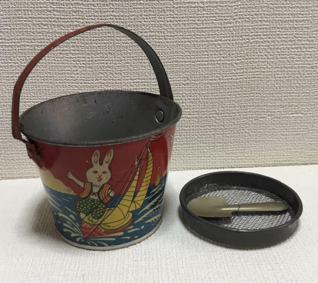 Amazon.co.jp: 昭和レトロなおもちゃのブリキバケツセット : おもちゃ