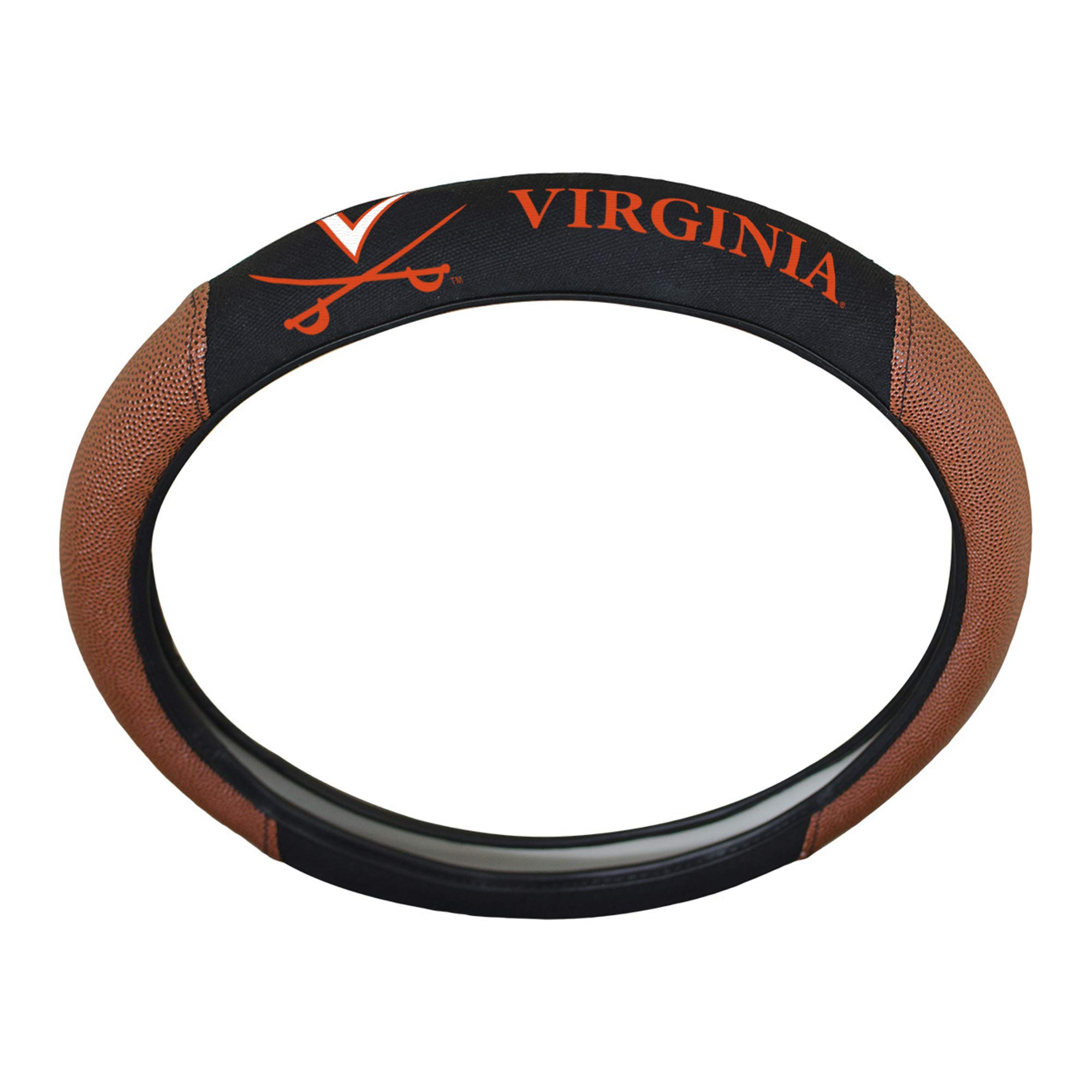 NCAA Steering Wheel Cover 15" in Diameter black