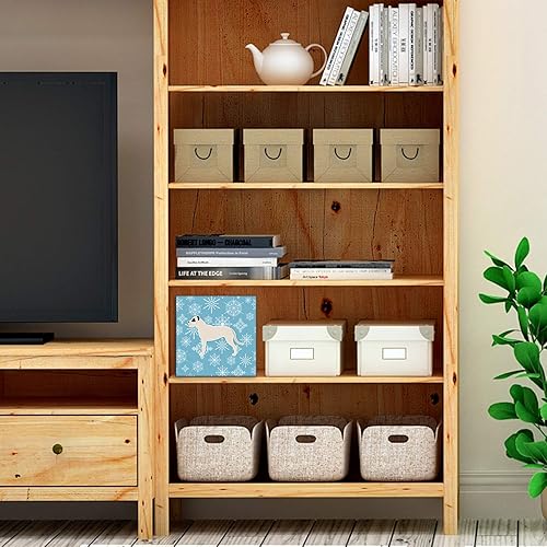 Miniatura 3 de Caroline's Treasures BB3567UP88 Invierno copo de nieve Dogo Argentino Obras de arte Panel de pared,