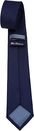 Ben Sherman Men's Textured Solid Necktie | Classic Modern Tie for Business & Formal Wear