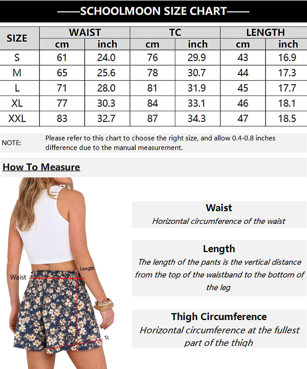 Short Femme Été Décontracté Taille Haute Elastique Floral Imprimé Plage Pantalon Court Chic Larges Shorts Et Bermudas avec Poche