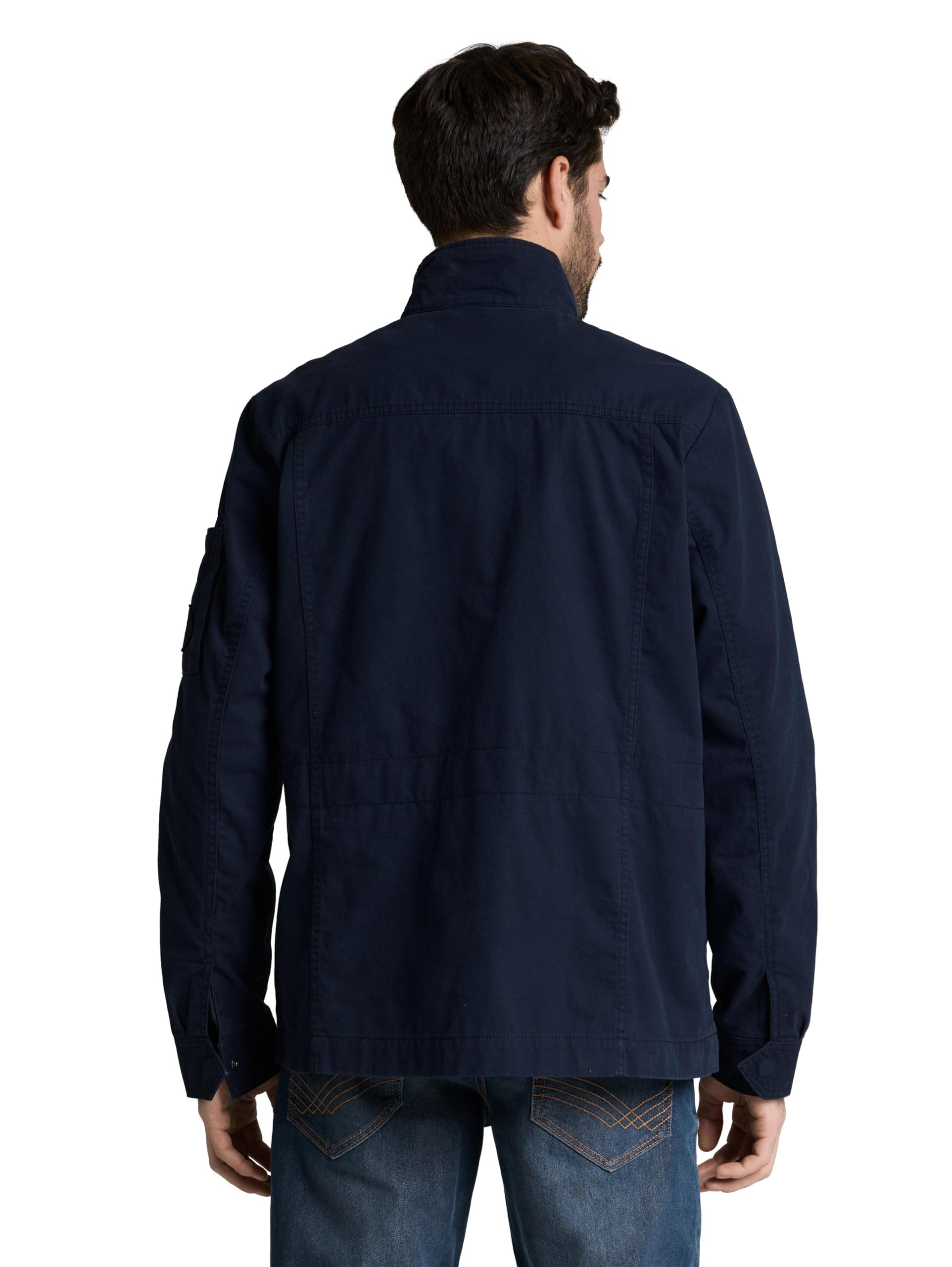 TOM TAILOR Herren Feldjacke aus Baumwolle