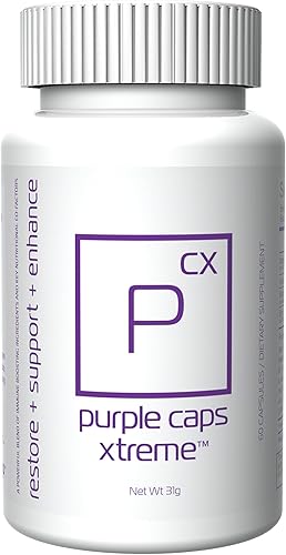 Global Purple Caps Xtreme - Suplemento con vitaminas y minerales de Rotkin Wellness - 60 Cápsulas