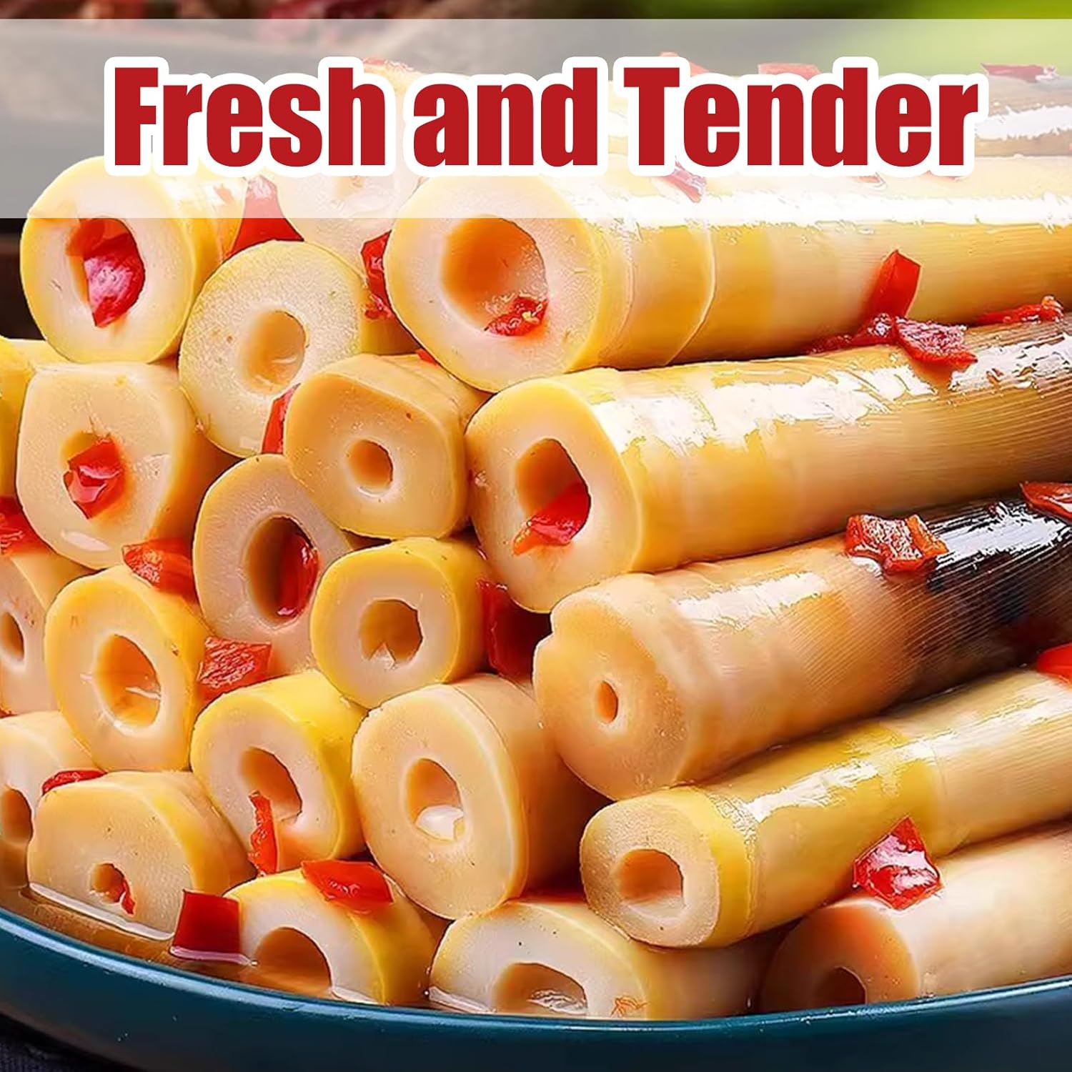 Hand Peeled Bamboo Shoot, Chinese Snack,Instant Hand Peeled Bamboo Shoots, Chinese Pickled Vegetables, Ready-to-eat, Party Snacks,手剥竹笋(Old Soup Flavor)230g/8.11oz per Pack (Pack of 3) (Aromatic Spicy Taste)