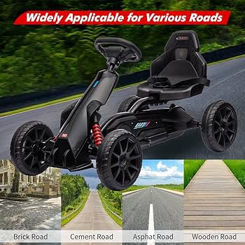 Amazon.co.jp: 幼児向け電動ゴーカート、12Vドリフトカート、7Ah