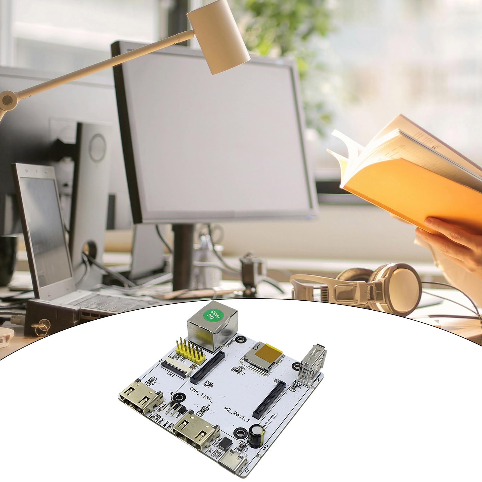 Scheda portante CM4 con GPIO a 40 Pin, interfacce Fotocamera e connettività LCD Estensione Intestazione GPIO