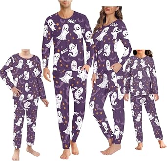 HUGS IDEA Matching Family Pajamas Sets Stylish Couples Pj Sets 2 Piece Lounge Set Comfy Sleepwear