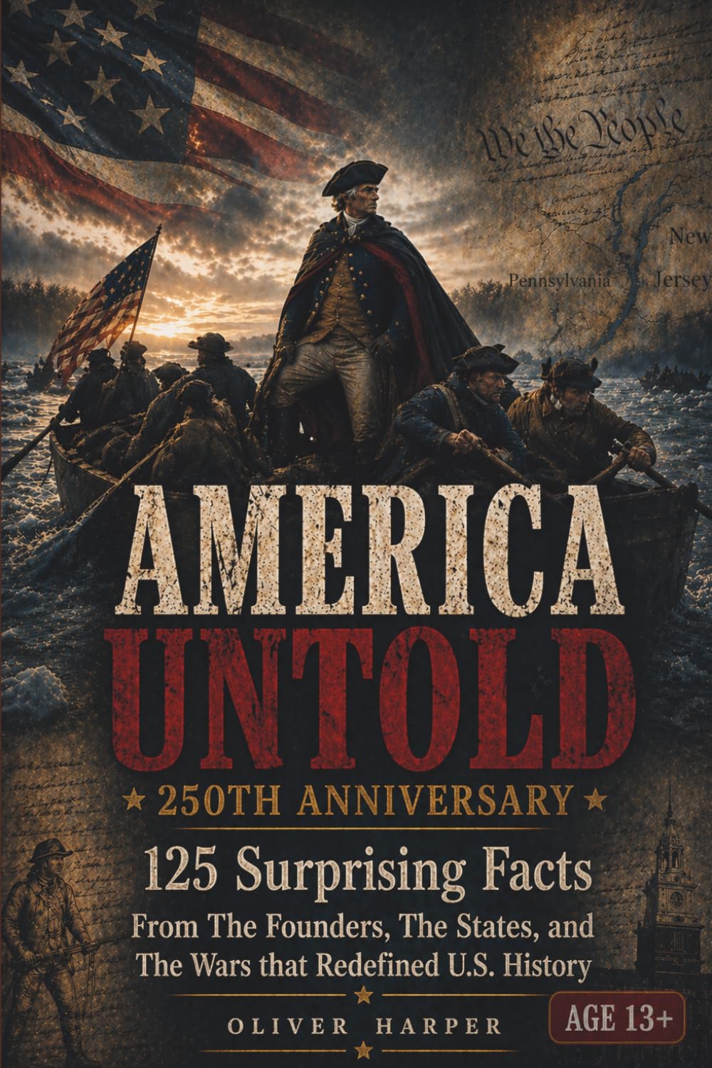 AMERICA UNTOLD 250th ANNIVERSARY: 125 Surprising Facts From The Founders, the States, and The Wars That Redefined America (America Untold: The 250th Anniversary Collection)