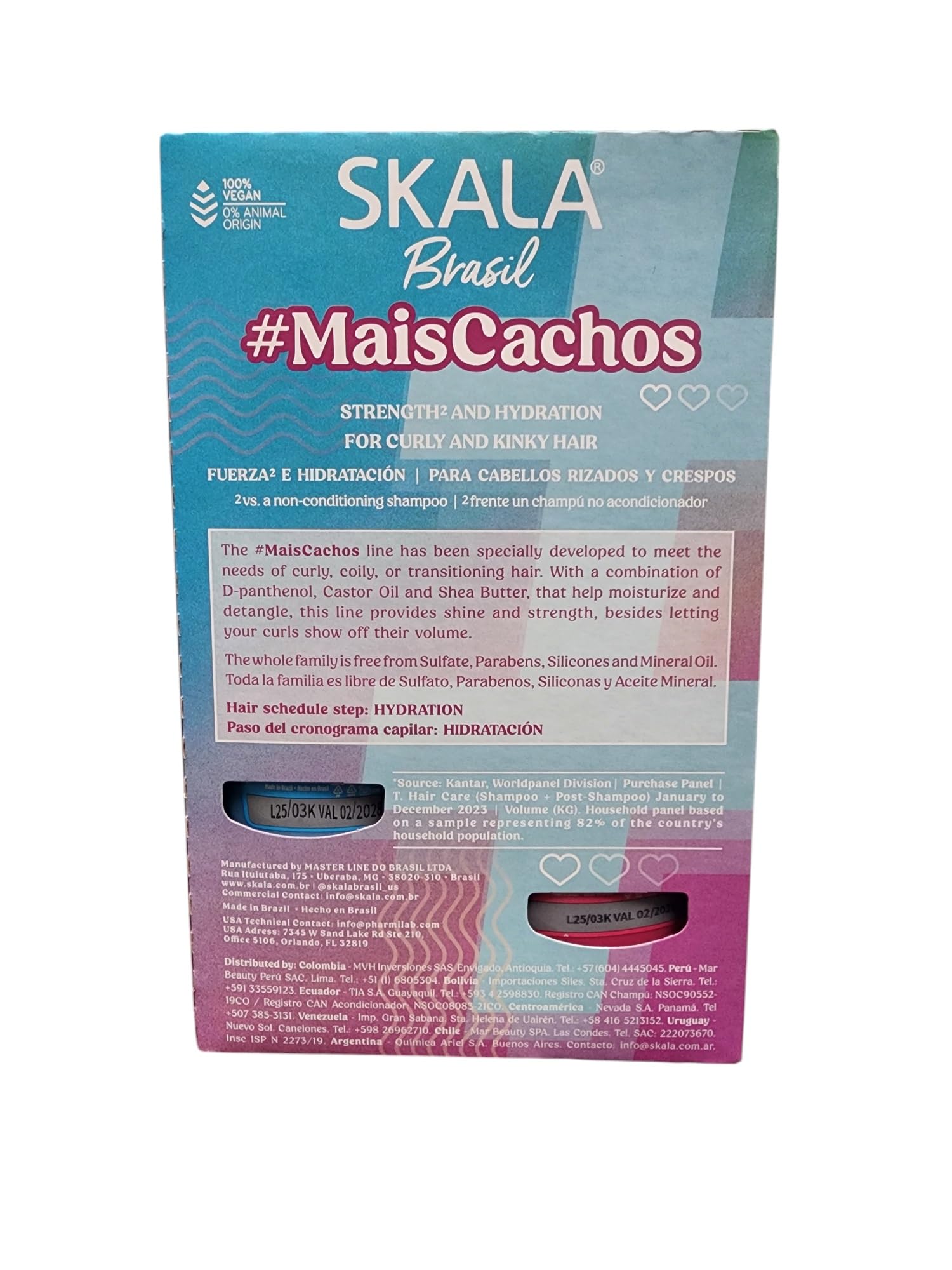 SKALA Expert Mais Cachos Shampoo and Conditioner 325 Ml Kit product thumbnail 4