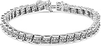 Original Classics 925 Sterling Silver 2 Carat Real Diamond Tennis Bracelet - Affordable Luxury Choice of Styles