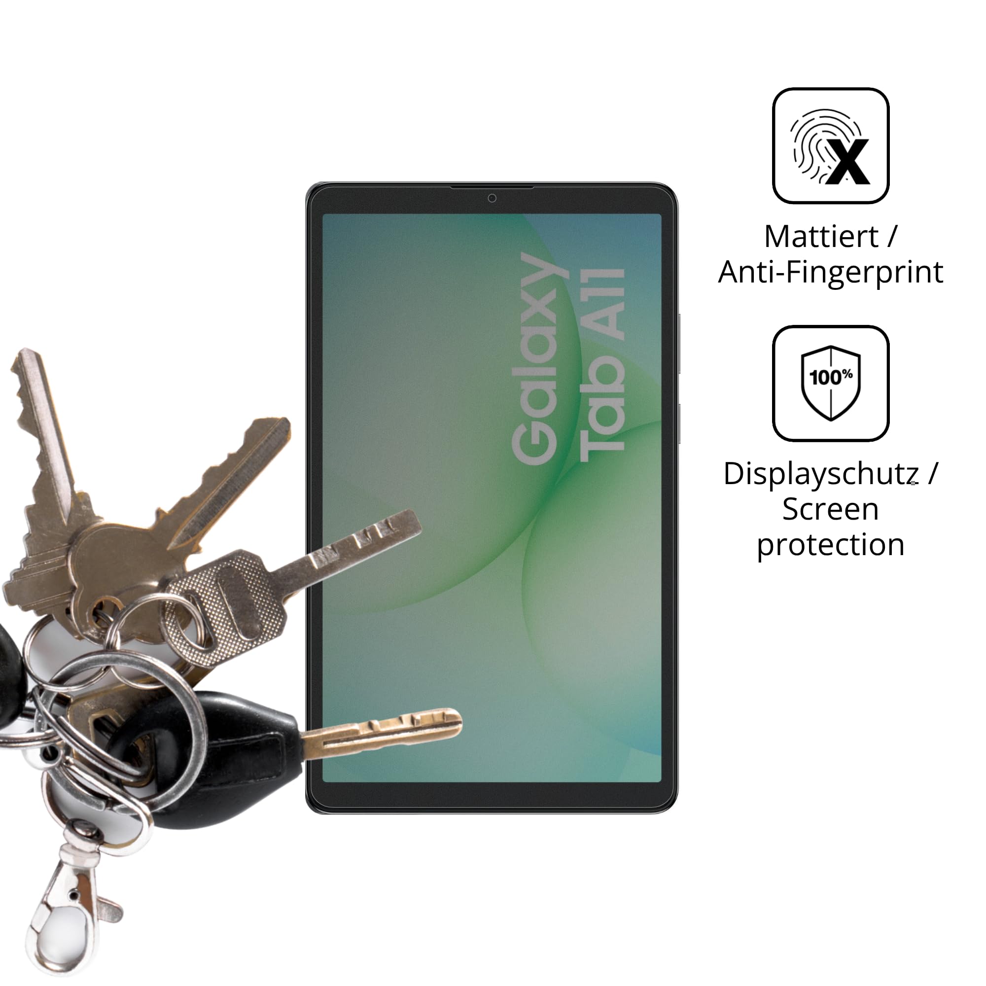 dipos Protection écran anti-espion pour Samsung Galaxy Tab A11
