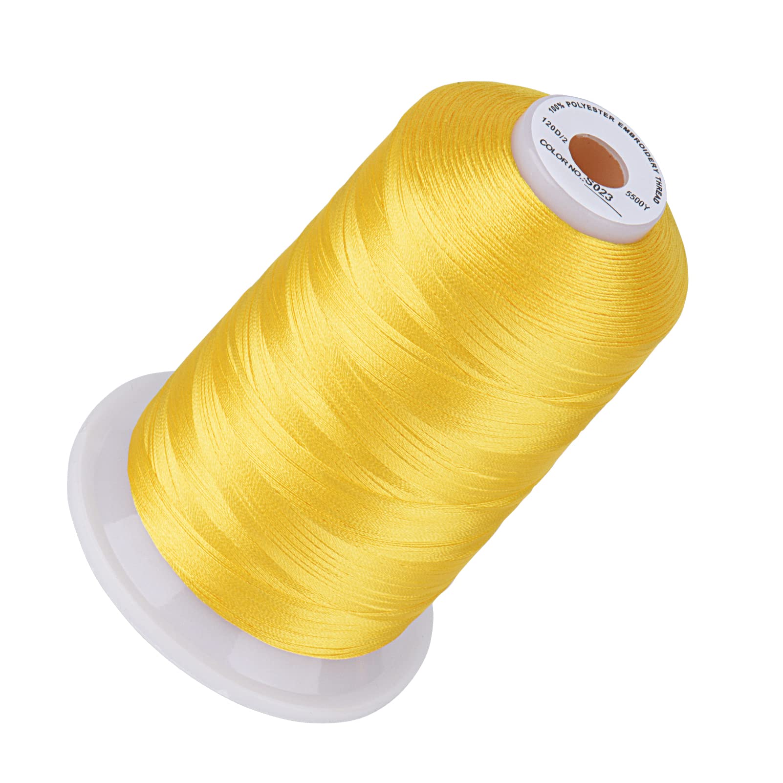 Simthread 5500Yds/5000M 40WT Polyester Embroidery Thread Sun Flower S023