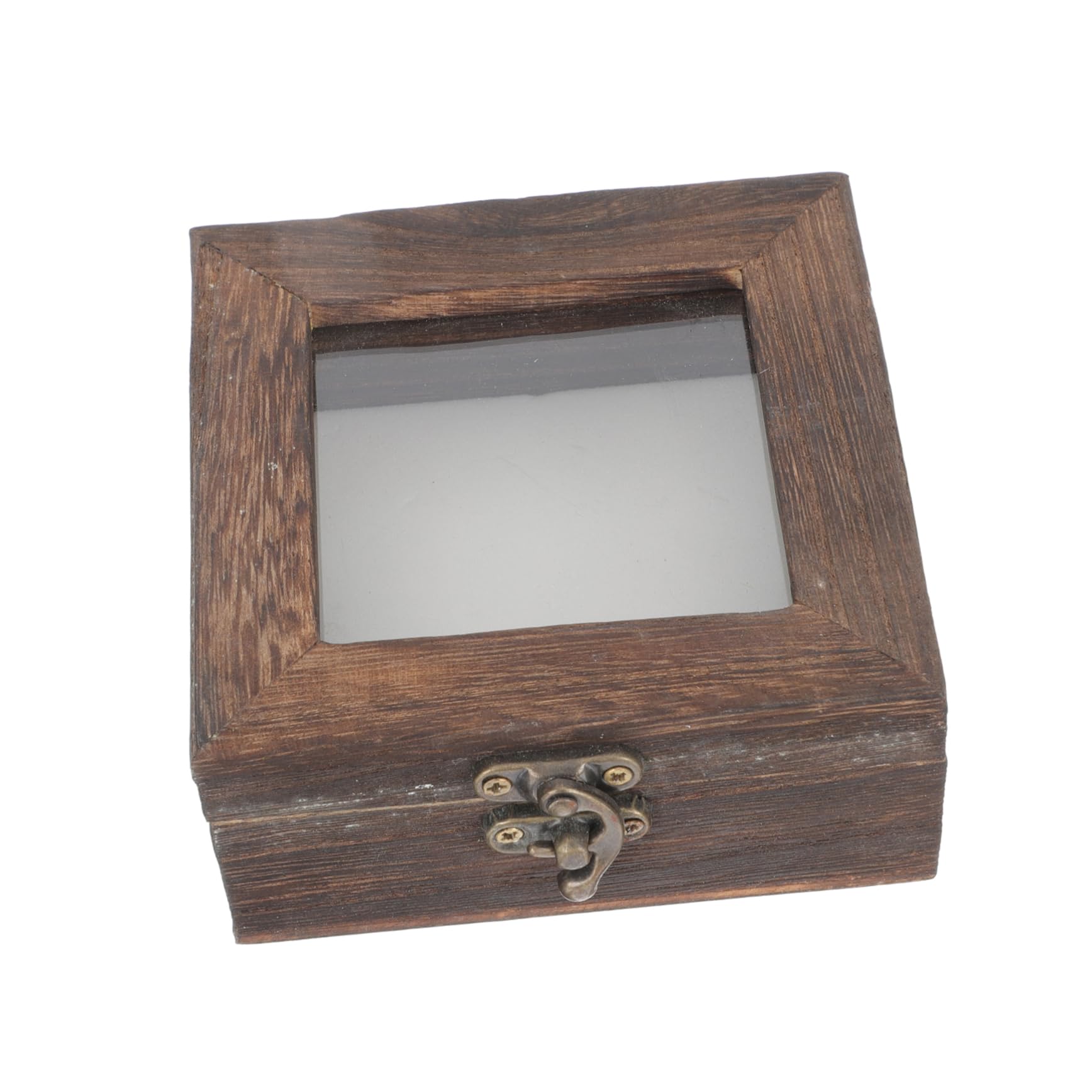 BESPORTBLE Specimen Case Box Compact Lightweight Wood Acrylic Material for Jewelry Display
