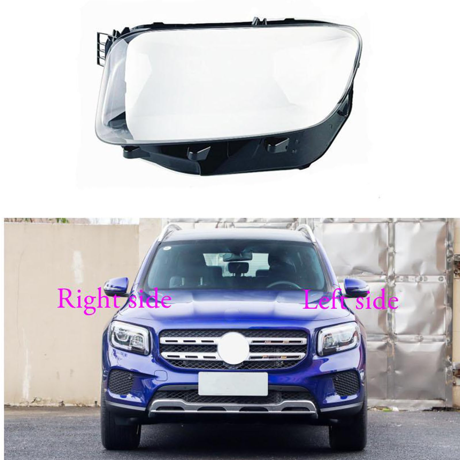 Mercedes-Benz（メルセデス・ベンツ） LED ヘッドライト GLA ... メルセデスベンツ GLA X157 GLA180 GLA200 2020 2021 2022 ヘッドランプ透明カバーランプシェードヘ