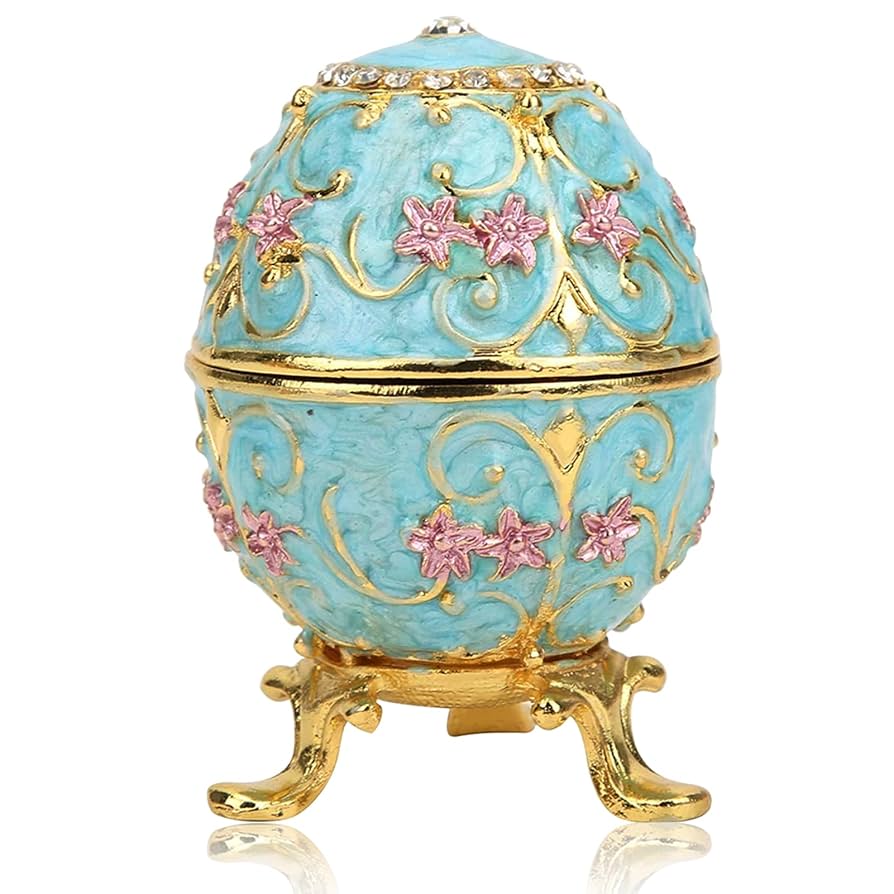 アンティーク雑貨 Vintage Egg Jewellery Box Vintage Egg Jewellery