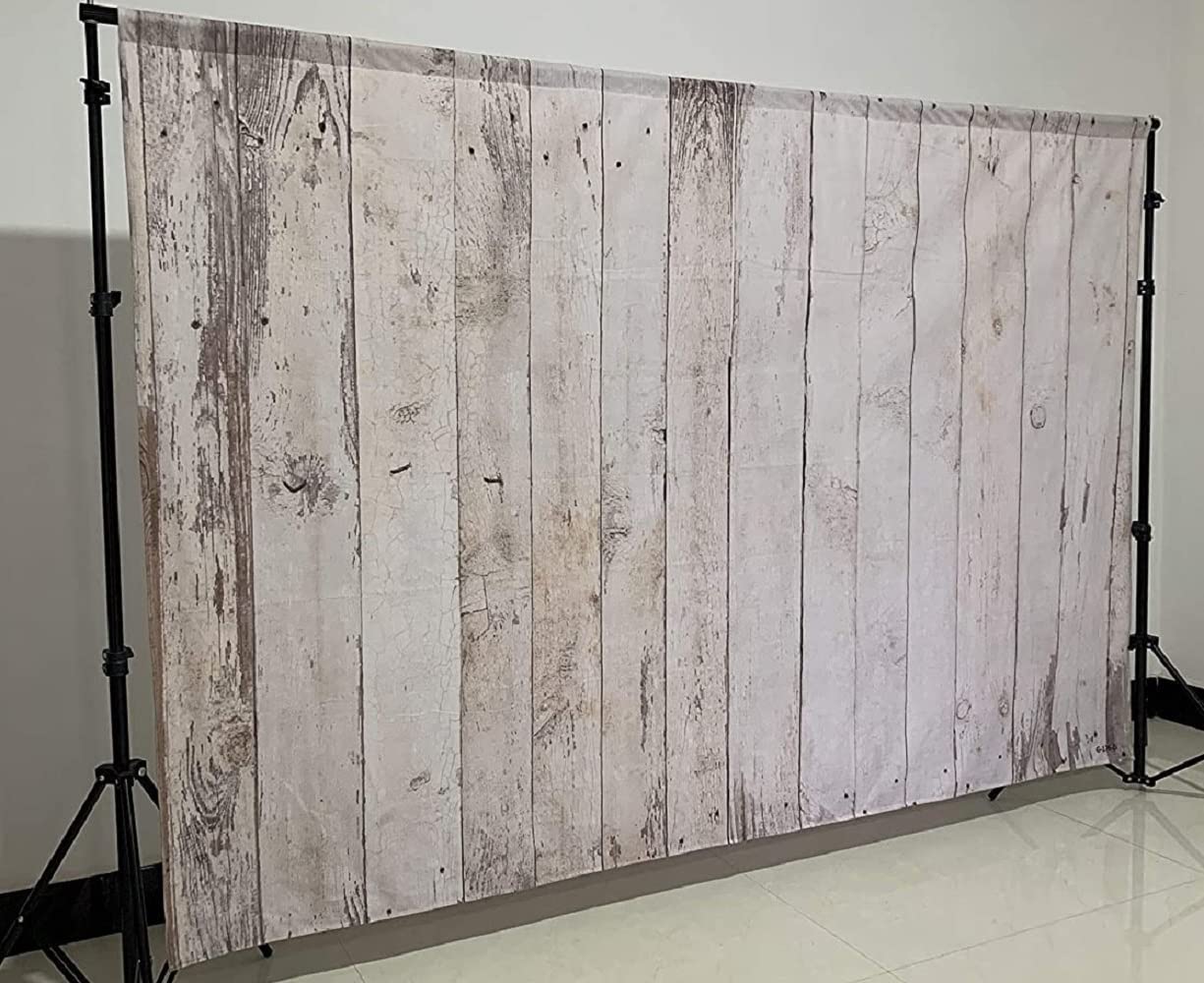 LYWYGG 7x5FT Photography Backdrop Brown Wood Backdrops Photography Wood