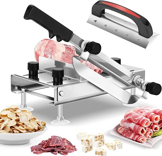 BAOSHISHAN Frozen Meat Slicer Manual Meat Slicers Stainless Steel