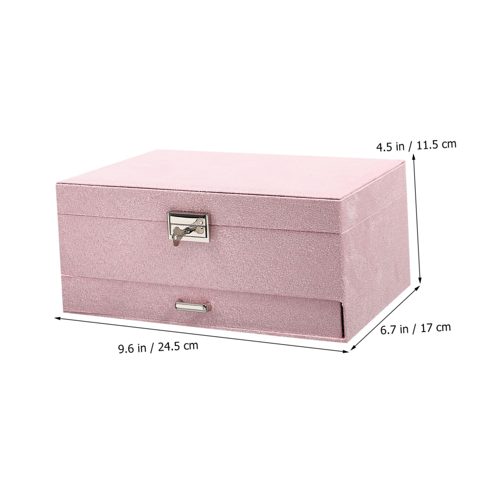 VICASKY Schmuckkästchen für Damen Schmuckaufbewahrungsbox mit Fächern Schmuckorganizer für Schmuckstücke Großes Fassungsvermögen für Halsketten und Armbänder Robuste Materialien