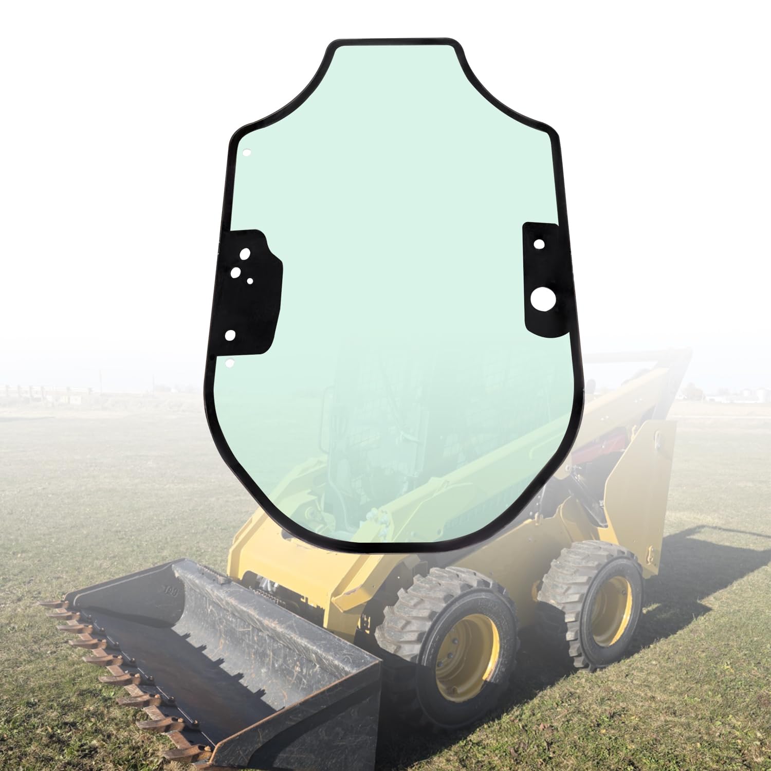 345-6230 Cab Front Door Glass Fit for CAT Caterpillar D Series Skid Steer 259D 279D 226D 236D 226D3 232D 232D3 236DR 3456230 CA3456230