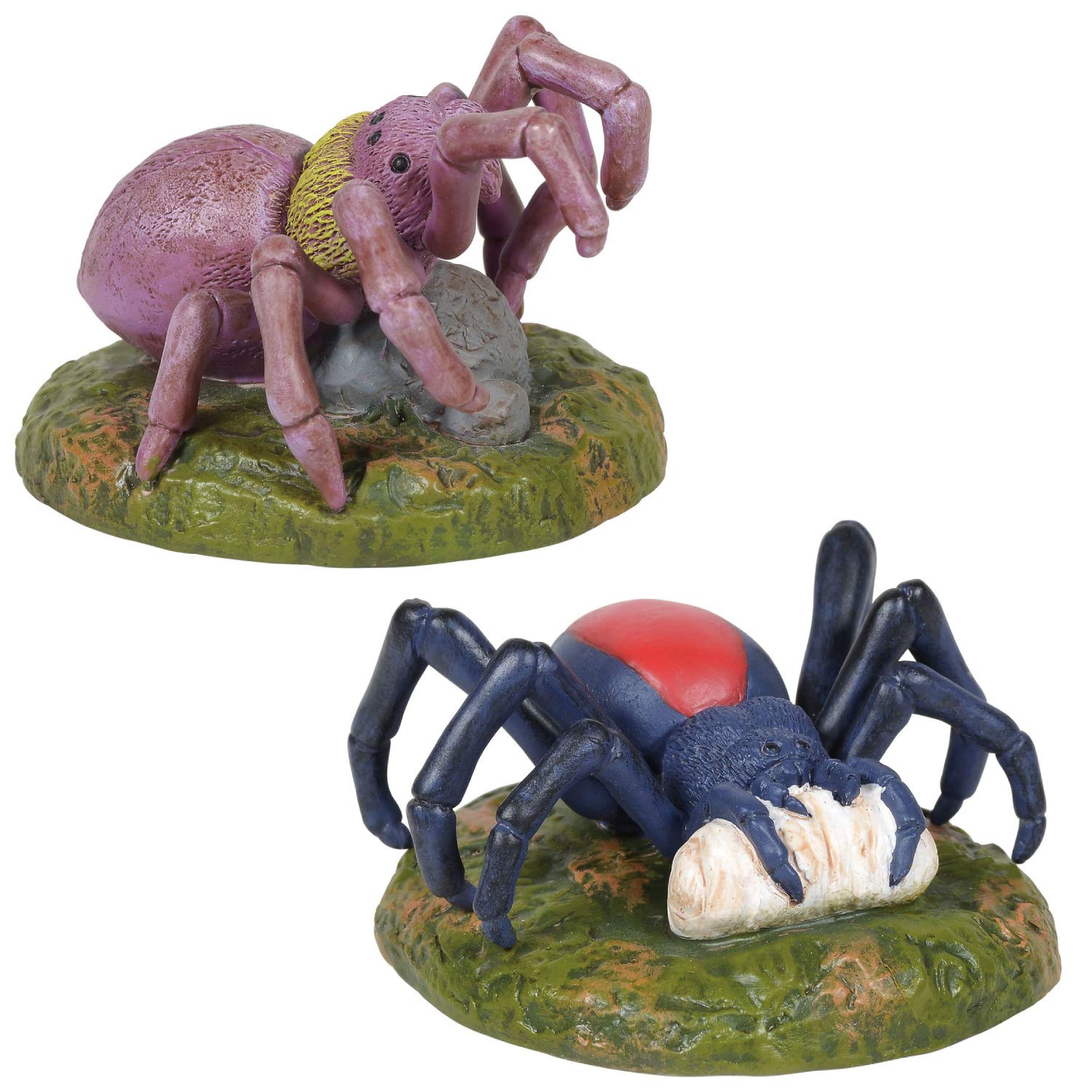 Department 56Village Collection Accessories Halloween Spider Phobia Figurine Set, 1.375 Inch, Multicolor