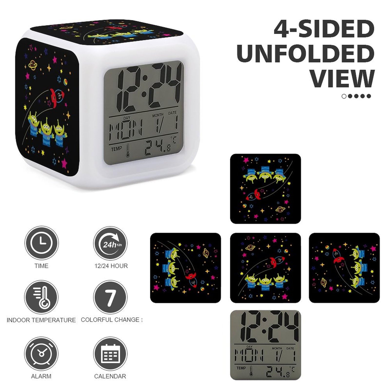 ♦️トイ・ストーリー目覚まし時計♦️ Amazon.co.jp: トイストーリー リトルグリーンメン 目覚まし時計