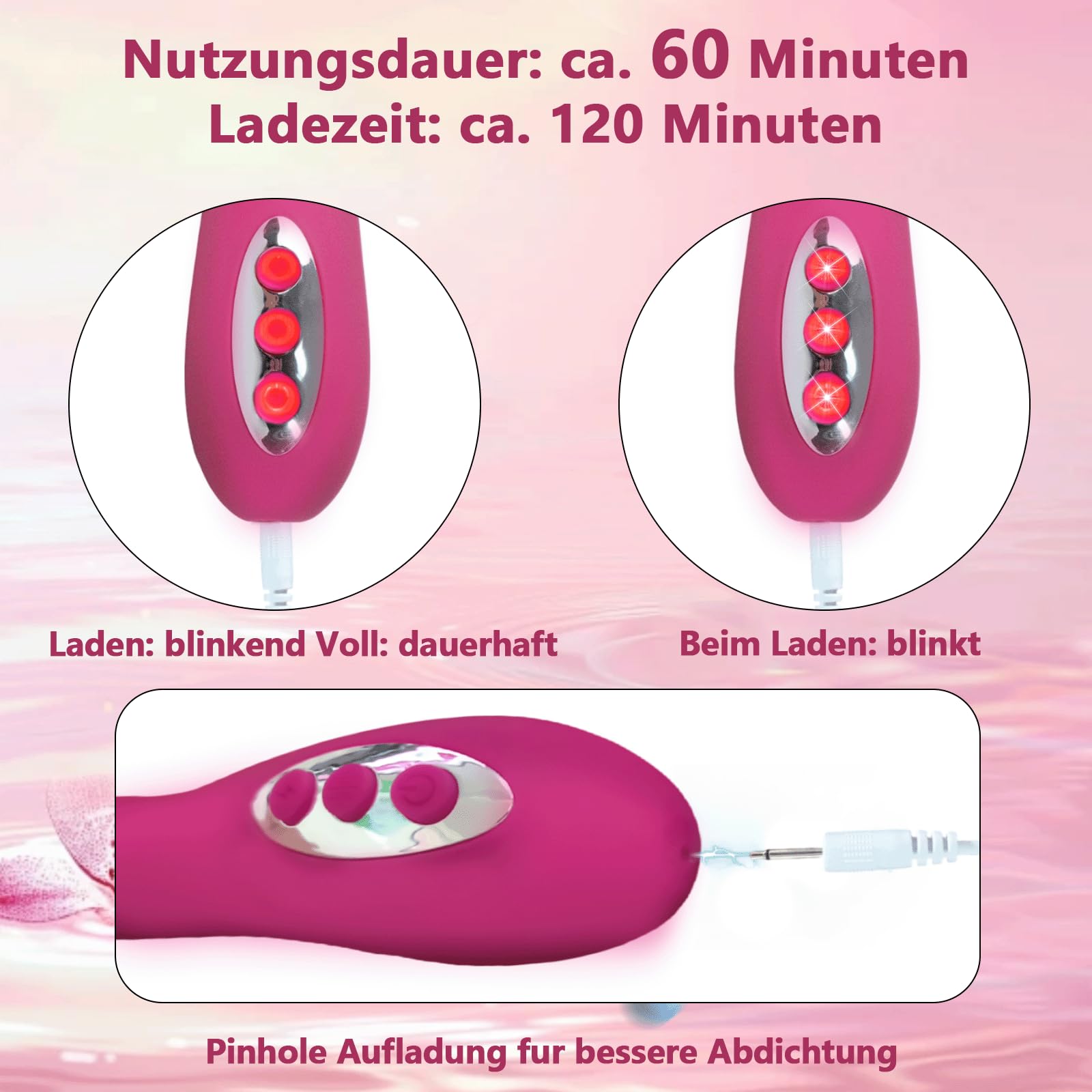 Vibrador para Electroestimulación Vibradorador Mujer Juguetes con 7 Modos de Vibradores y Electroshock Estimulación Femenino Sex Toýs Estimulador del Clítoris y Punto G Dildo Vagina Vibradores