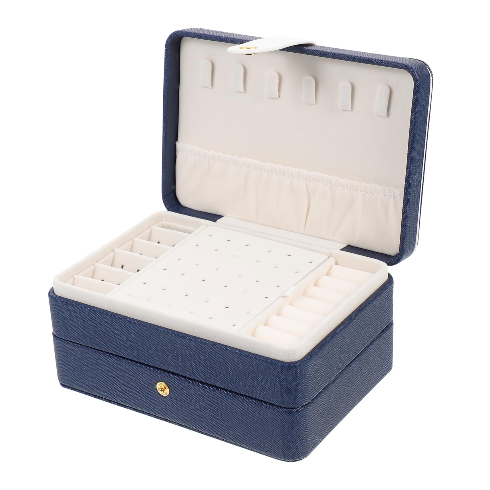 Boîte à bijoux compartimentée avec tiroirs multicouches Homoyoyo