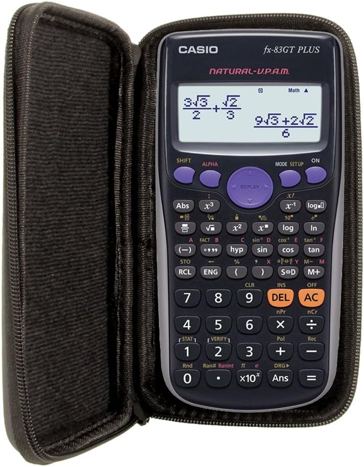 Protective Case for Casio Casio FX 83 GT Plus Black