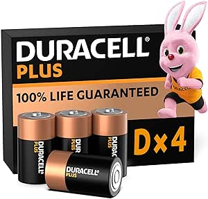 Batterie Duracell Plus D Pacco Da 4 | Pile Alcaline 1.5V Con +100% Durata | Conservazione 10 Anni - Foto 9