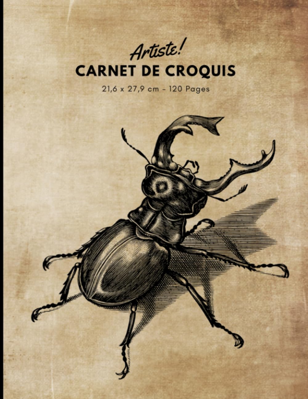 Independently published The Sketch Artist: Artiste Carnet de Croquis Pour Dessins, Papier pour Crayons, Pastels, Fusain, Estompes et Feutres, Couverture souple et Créative, Grand Format 21,6 x 27,9 cm, 120 pages