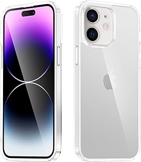 LRK Crystal Clear case for iPhone 11, [Non-Yellowing] [10FT Military Grade Protection] Anti-Scratch Shockproof Protective Transparent Cover with Acrylic Hard (Back) + Soft TPU Bumper (Sides) - Clear