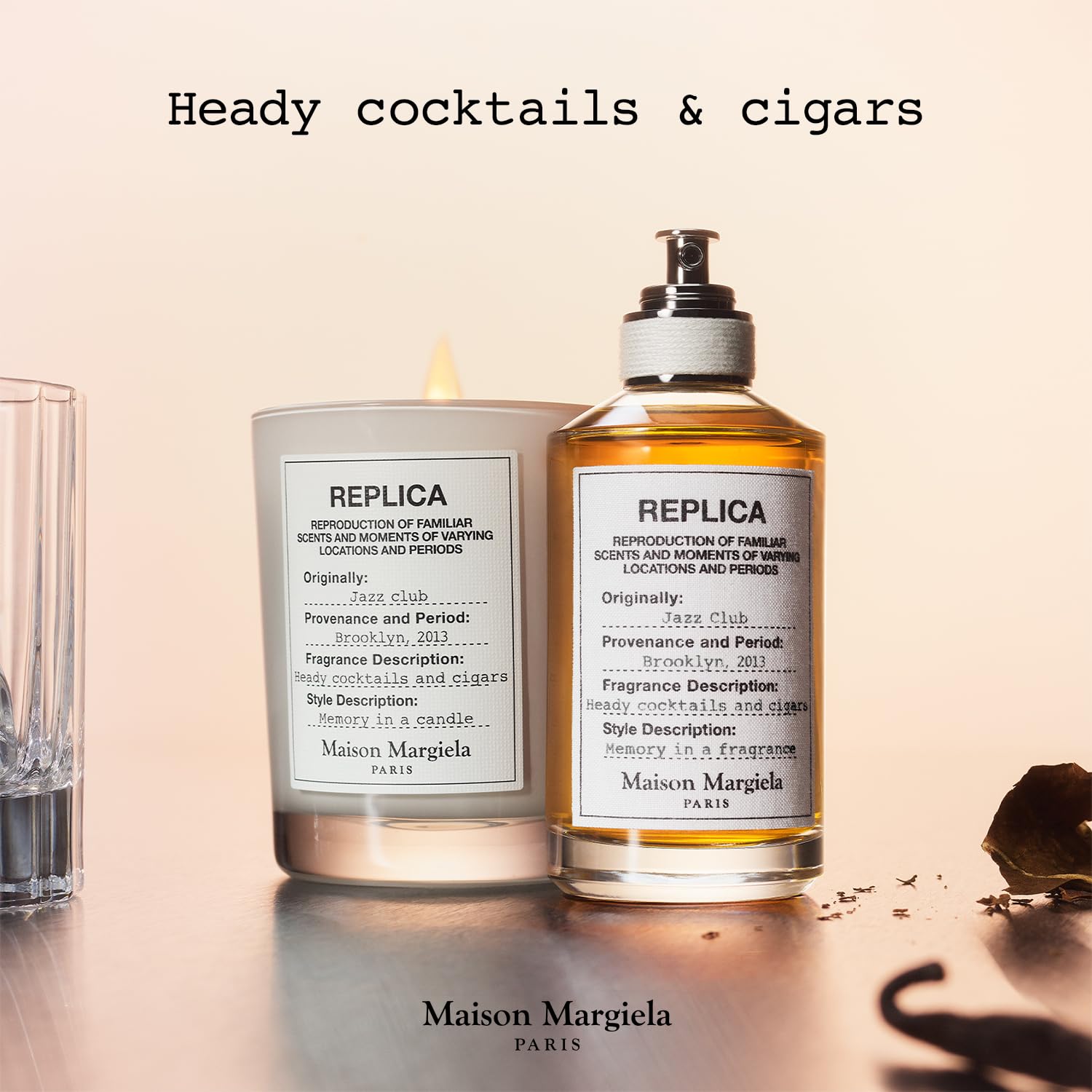 Maison Margiela Replica Jazz Club Scented Candle 165g : Amazon.co