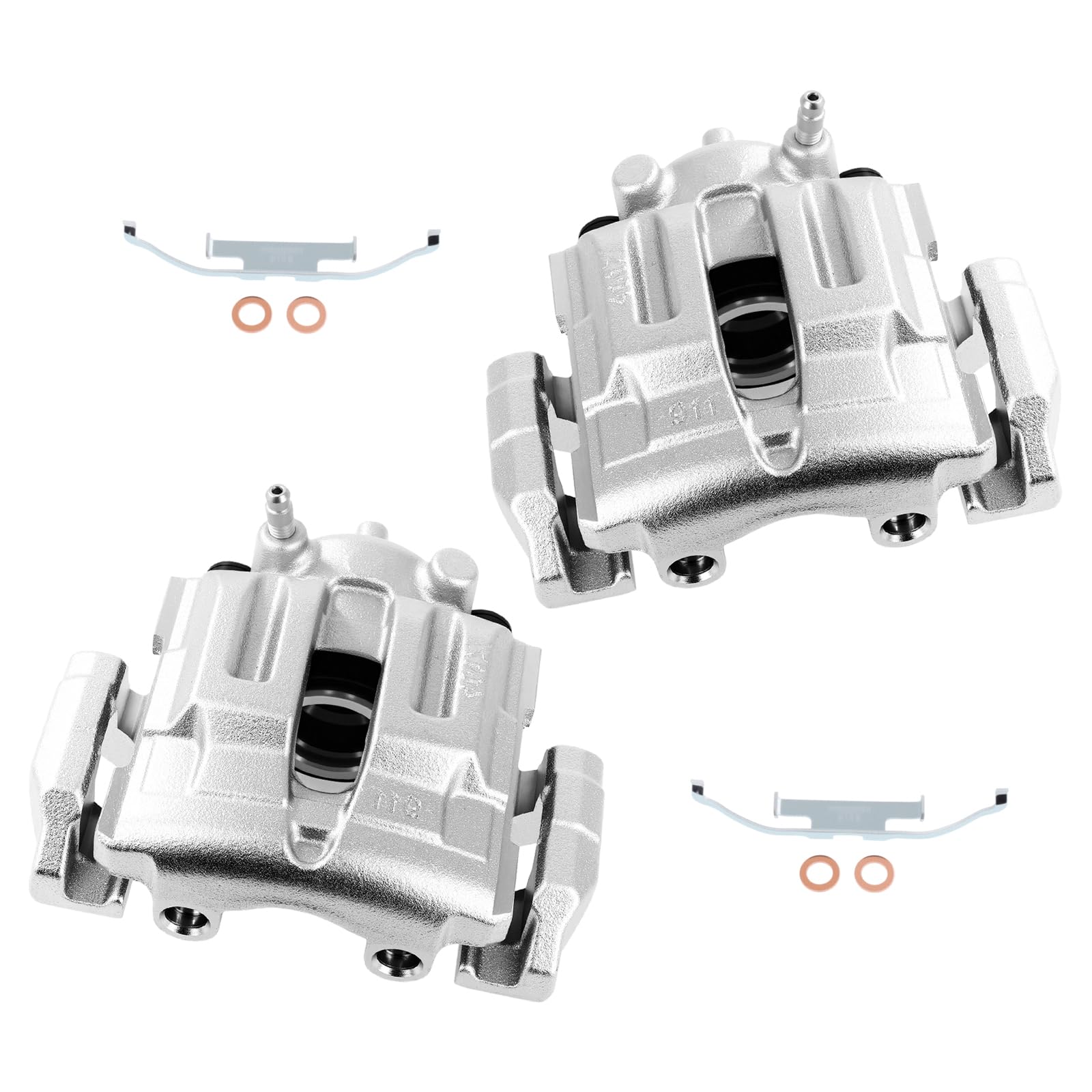 cciyu Rear Left &amp; Right Disc Brake Calipers w/Bracket 19-B3226 19-B3227