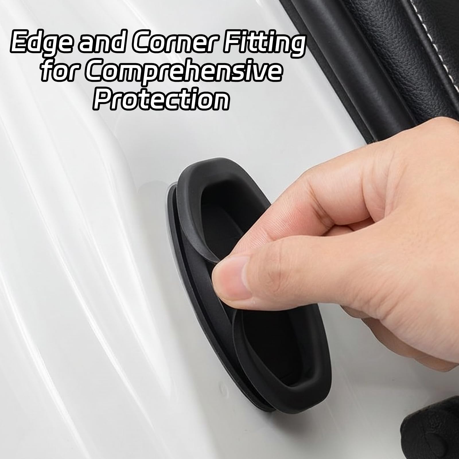 fKiZanthene Car Door Lock Cover Silicone Shock Absorber - Image 4
