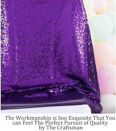 Vista 139 de Pardecor The Yard - Tela de malla con purpurina para coser, paño brillante (2 yardas, borgoña)