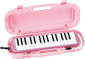 SUZUKI スズキ 鍵盤ハーモニカ メロディオン アルト 32鍵 パステルピンク MXA-32P 軽量本体 ハードケース商品画像
