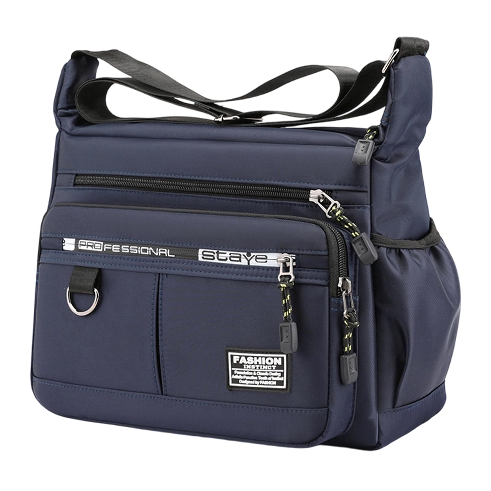 BWANGIAO Oxford Fabric Shoulder Bag With Multiple Compartments Adjustable Shoulder Strap For Commuting Hiking Outdoor Travel