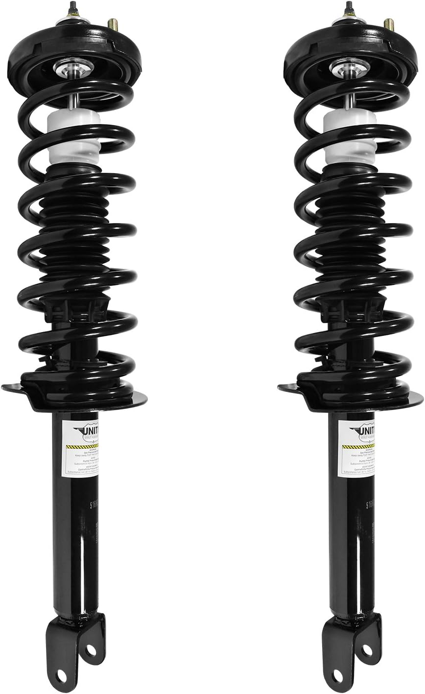 UNITY AUTOMOTIVE 2-15180-001 Rear 2 Wheel Complete Strut Assembly Kit 2008-2012 Honda Accord