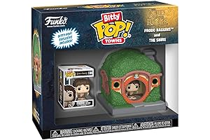 Decorative Frodo Baggins LotR Collectible Figure with Scenic Diorama Chamber