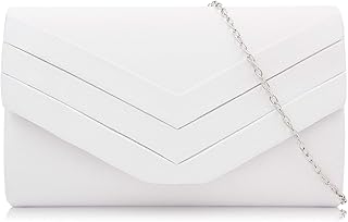 Sponsored Ad - Milisente Evening Bag for Women, Suede Envelope Evening Purses Crossbody Shoulder Clutch Bag