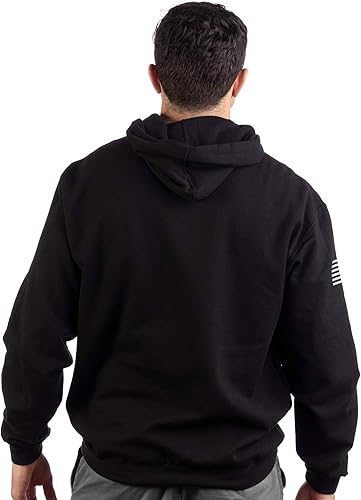 Miniatura 5 de Ann Arbor T-shirt Co. ARMY PT Style Sudadera con capucha  Sudadera con capucha de forro polar para entrenamiento militar de infantería de EE. UU