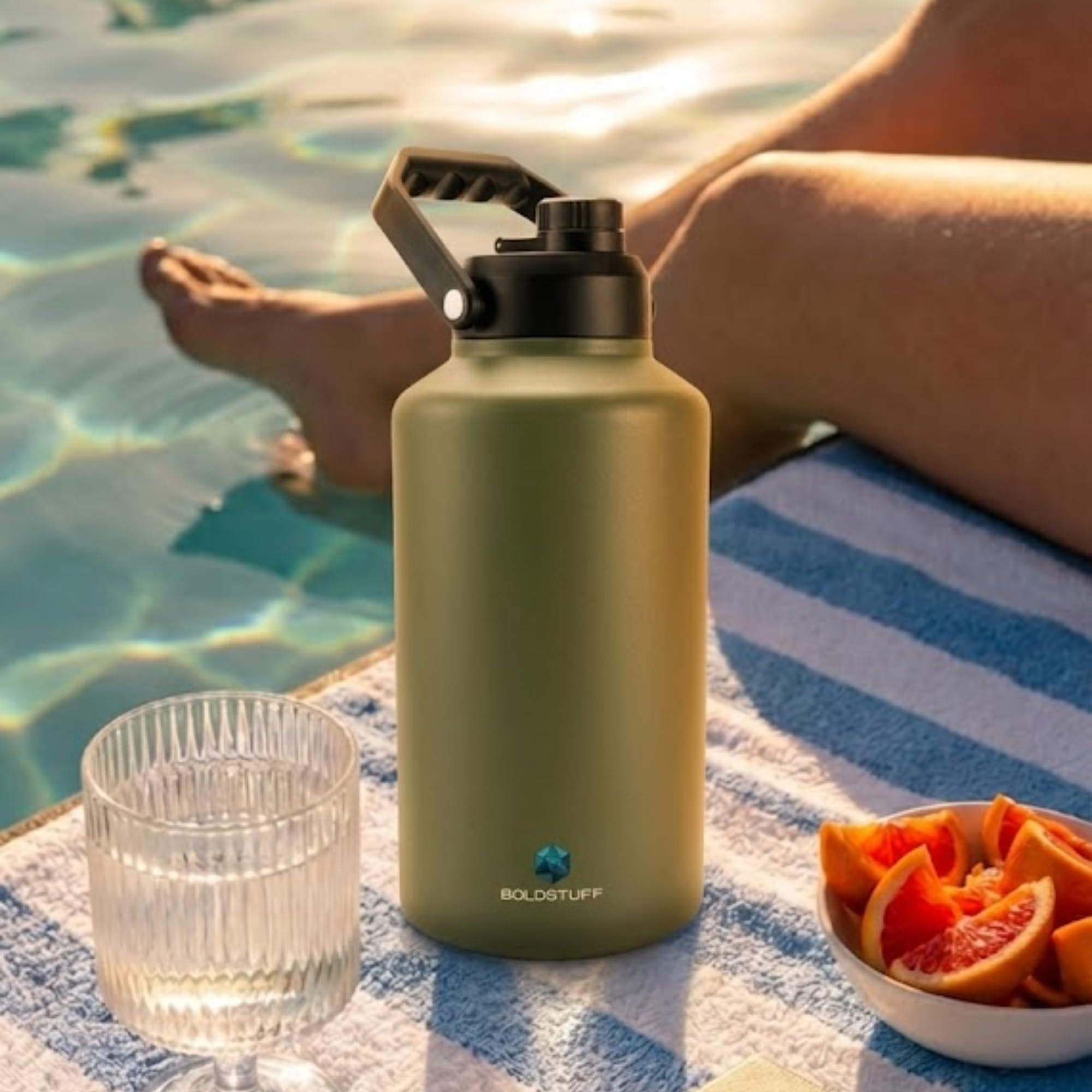2L Insulated Water Bottle - Hot & Cold, Leakproof -7