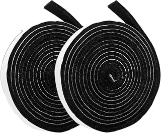 2 Pack BBQ Smoker Gasket Self Stick, Grill Tape High Temp Smoker Gasket Seal Grill Gasket Seal Tape, 7.5 Ft Length 1/8 Inch Thickness