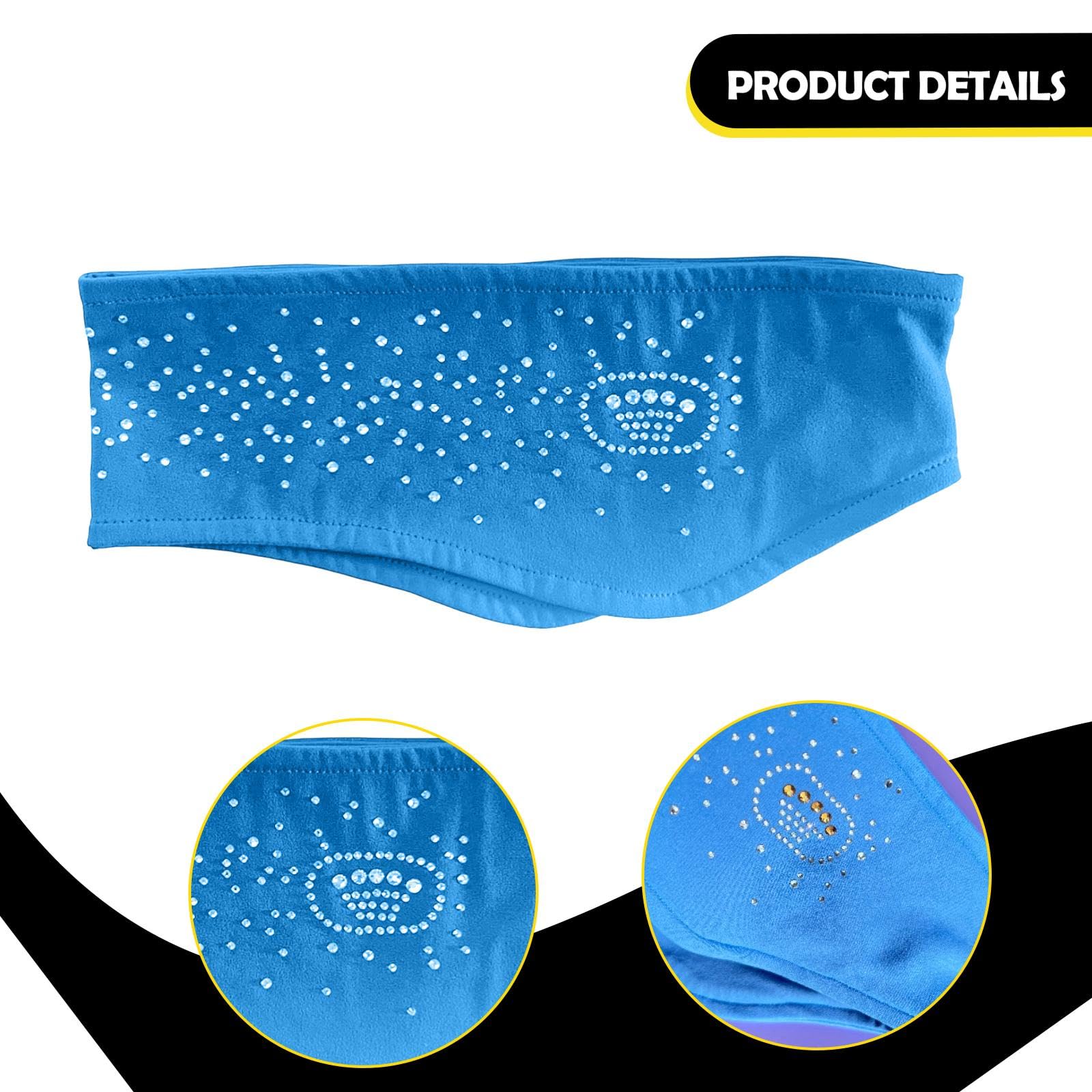 perfk Diadema para patinaje artístico, transpirable, antideslizante, absorbente del sudor, para deportes, ciclismo, fútbol, ​​mujeres y hombres.