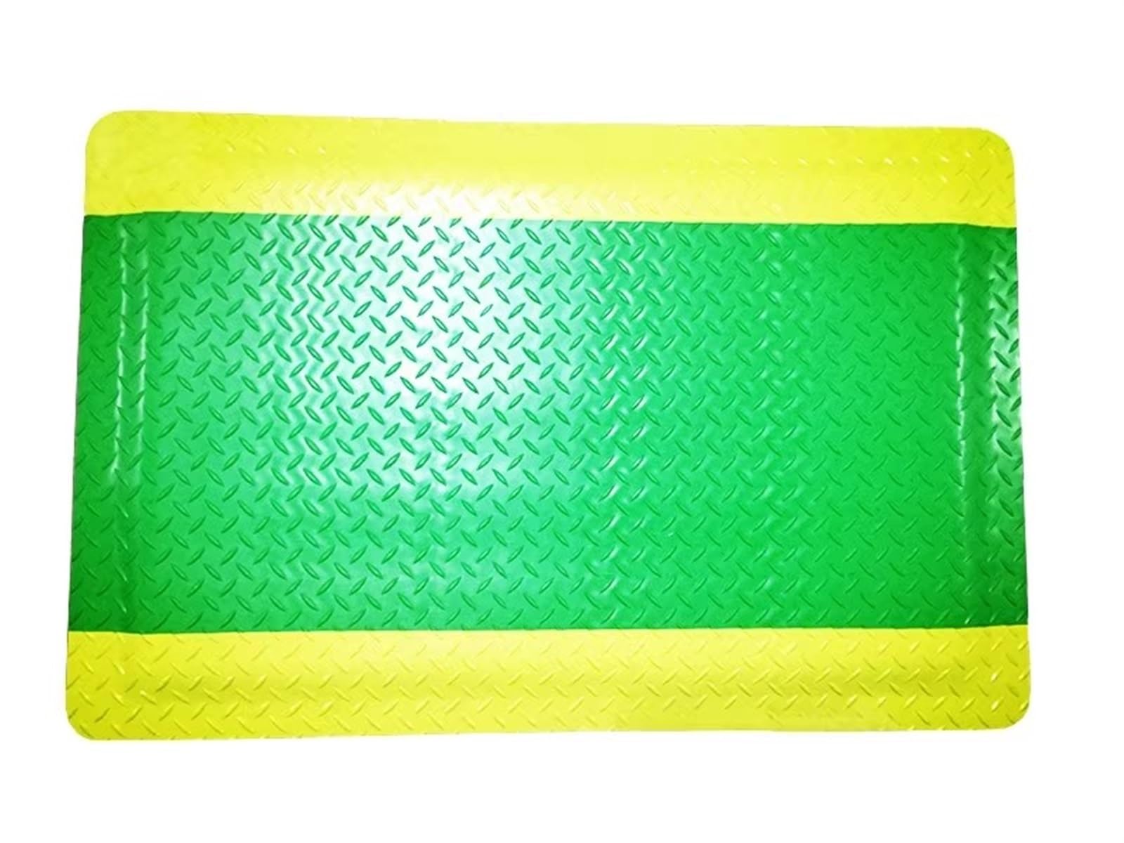 CAFIEDR Anti Fatigue Mats Industrial Ergonomic Standing Floor Mat Work Mats For Standing Border Safety Mat Standing.Green1-60x100cm/24x39in
