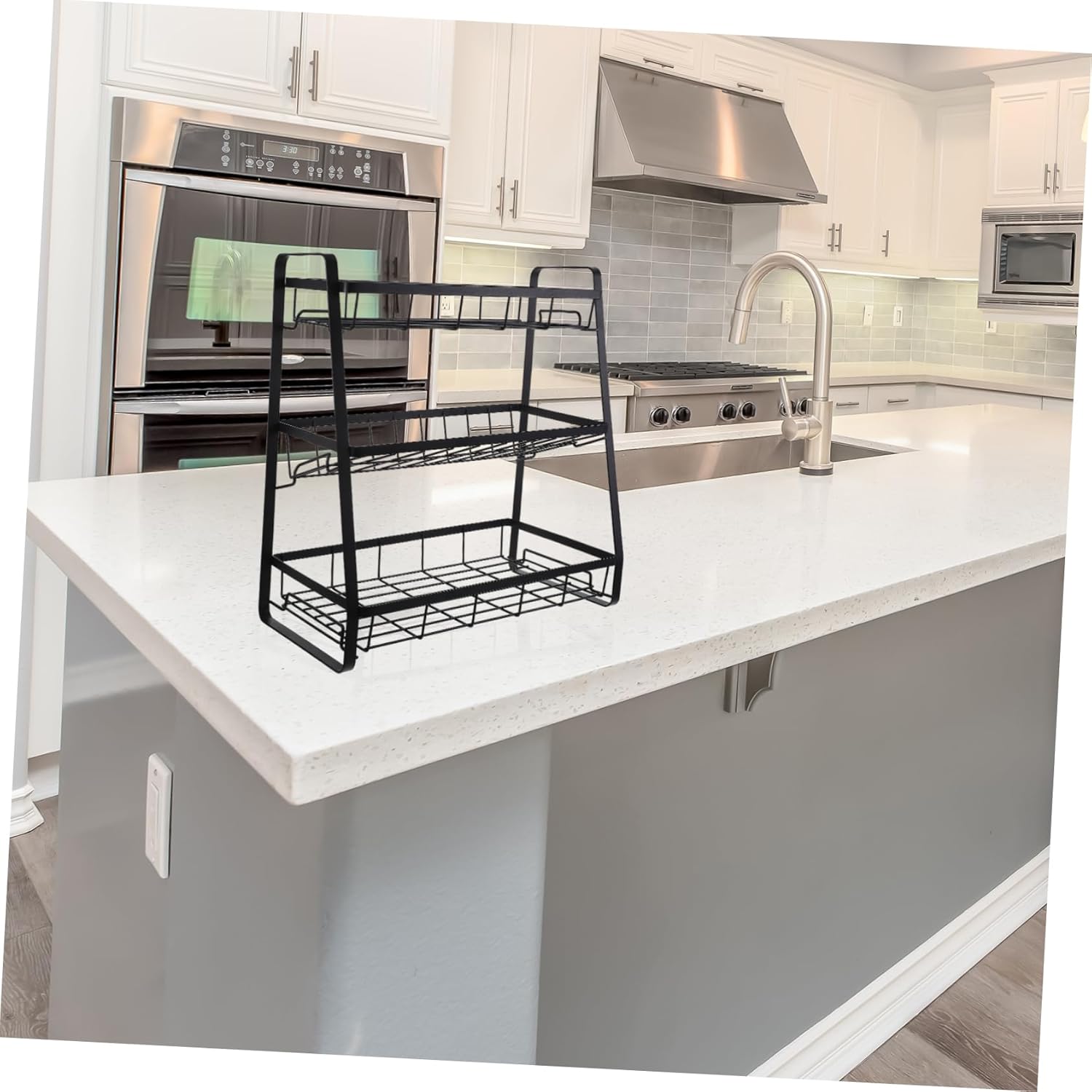 1Pc Detachable Multi Layer Seasoning Bottle Rack Sturdy Storage Shelf for Kitchen Organization Space Saving Design for Spice Bottles and Items