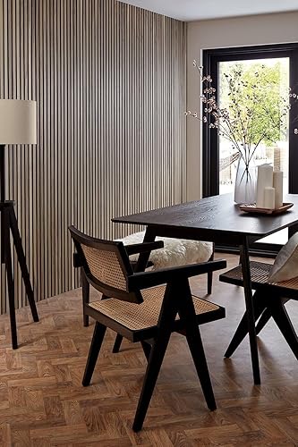 Miniatura 6 de SOOMJ SlatWall Paneles  Paneles insonorizados  Paneles de pared para decoración de paredes interiores  Panel de chapa de madera de lujo  0.86