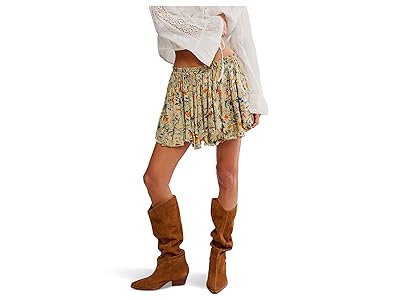 Free People One Third Charm Printed Mini Skirt Women