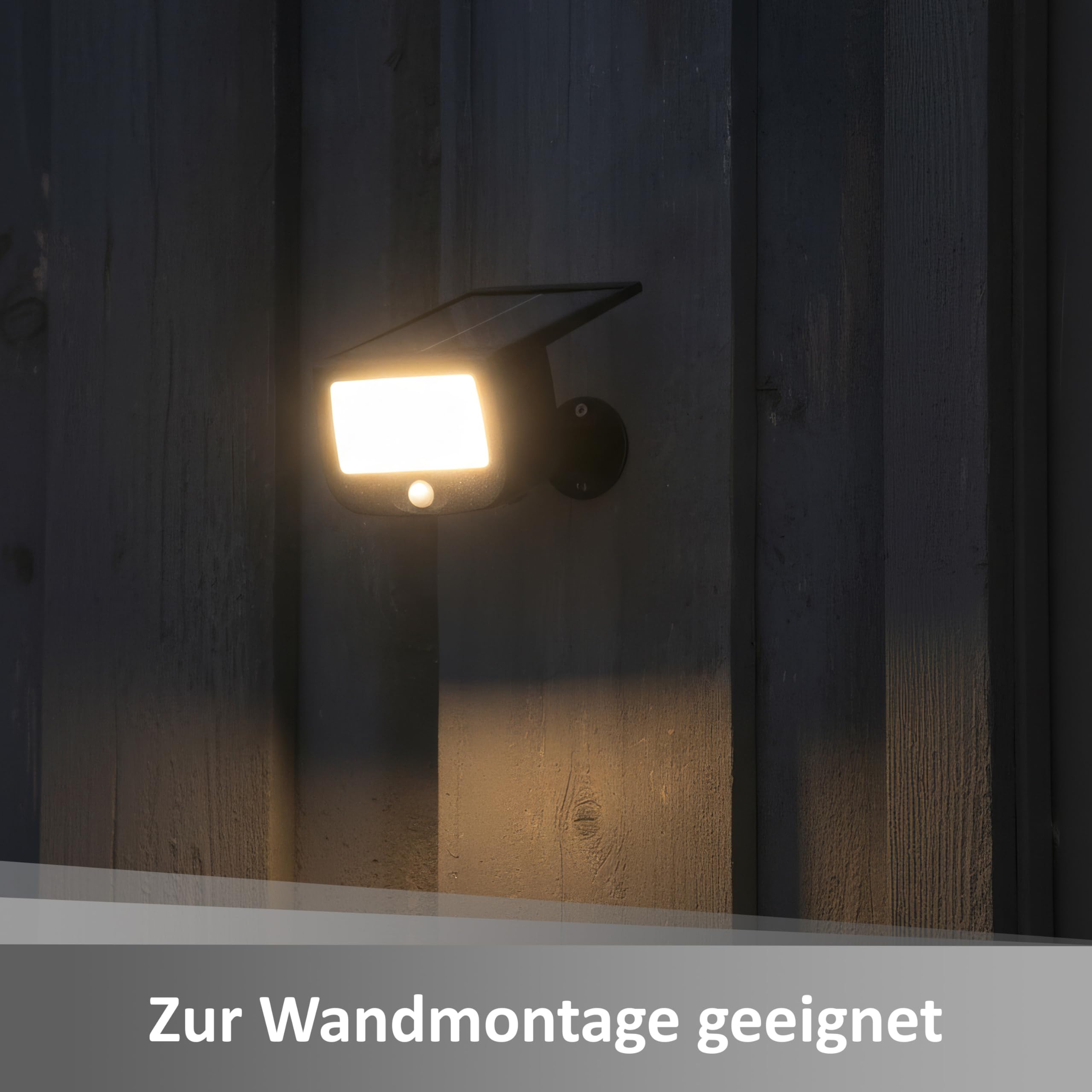 Northpoint LED Solar Strahler 3er Set Bewegungsmelder Außen Garten