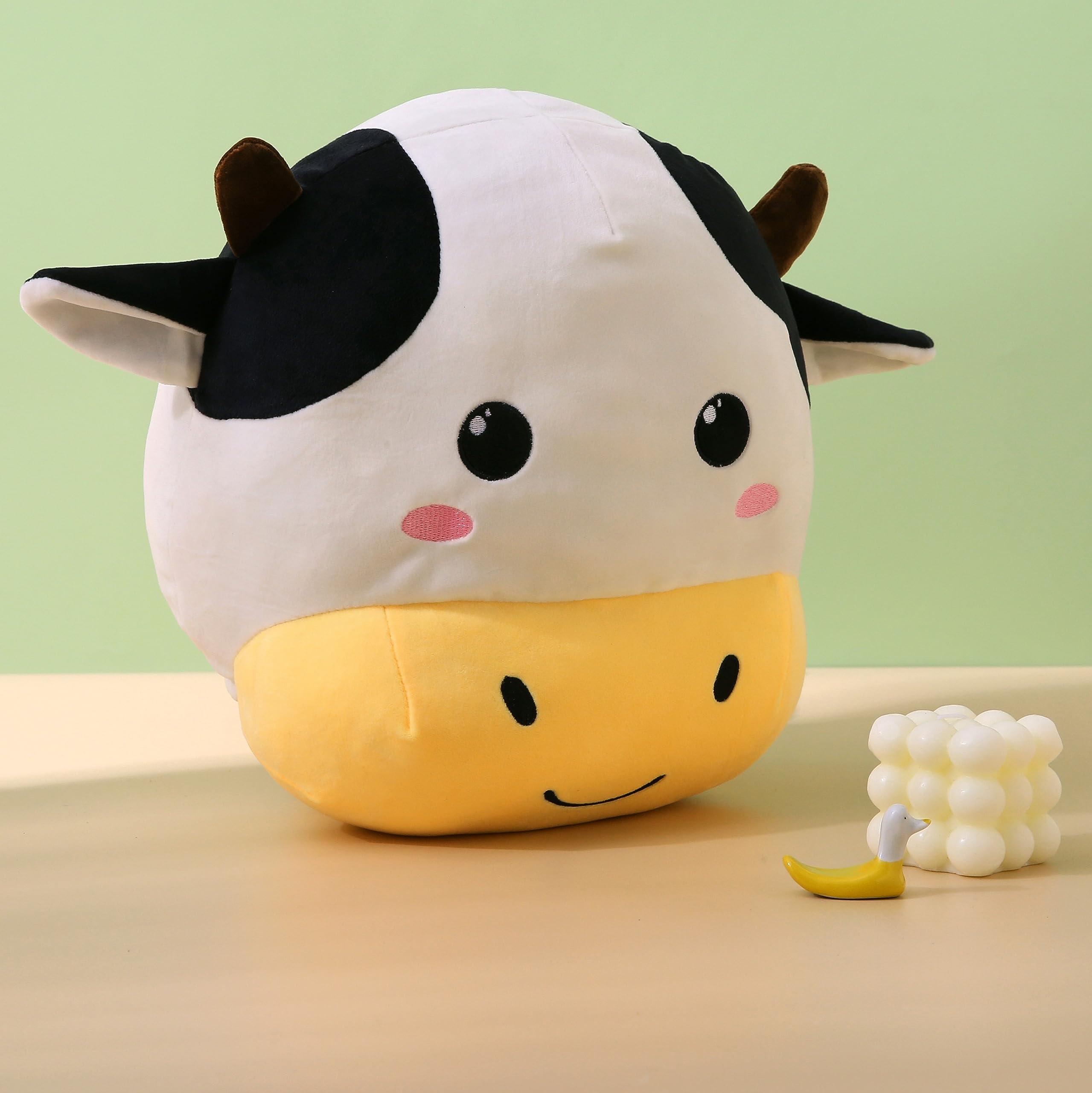 Amazon.co.jp: Fesky 12インチ 牛 ぬいぐるみ ぬいぐるみ PPコットン